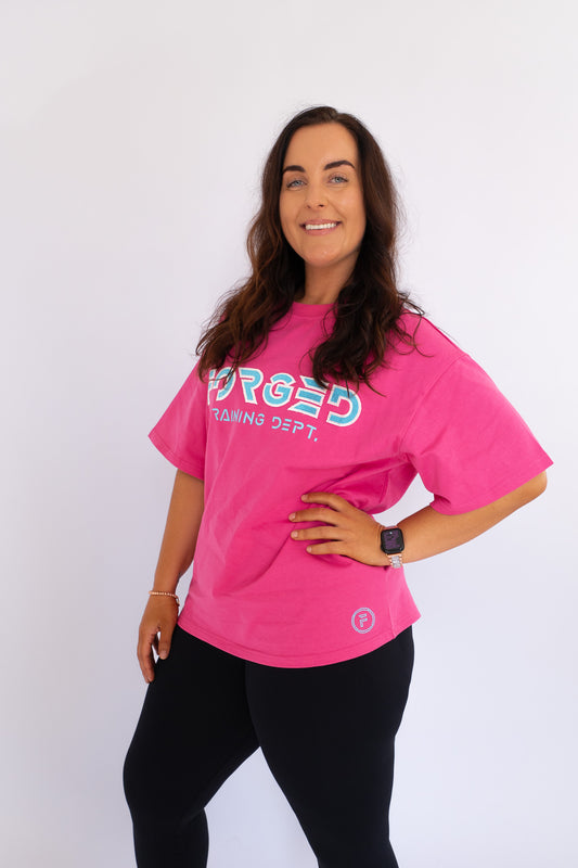 Hero Tee - Vibrant Pink