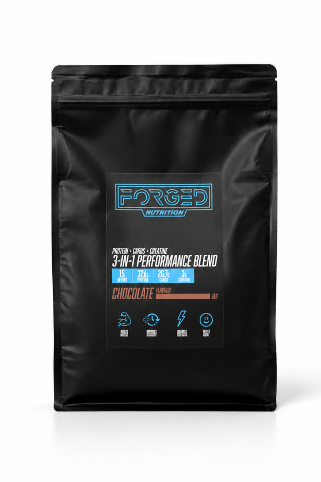 3-in-1 Blend (Protein, Carbs + Creatine) 1kg
