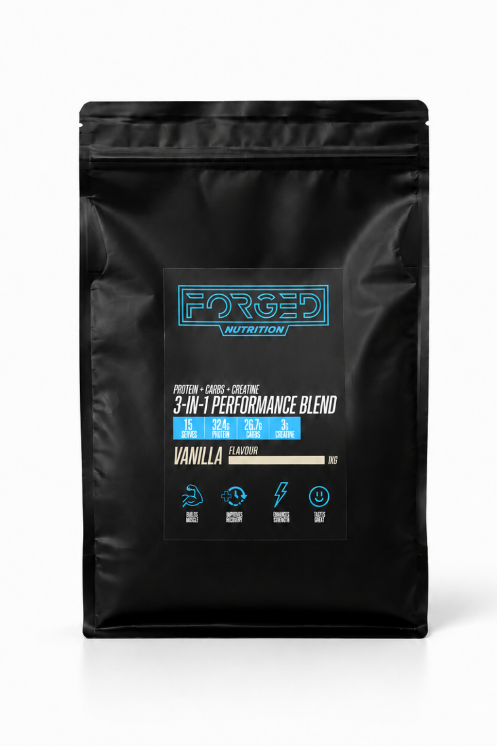 3-in-1 Blend (Protein, Carbs + Creatine) 1kg