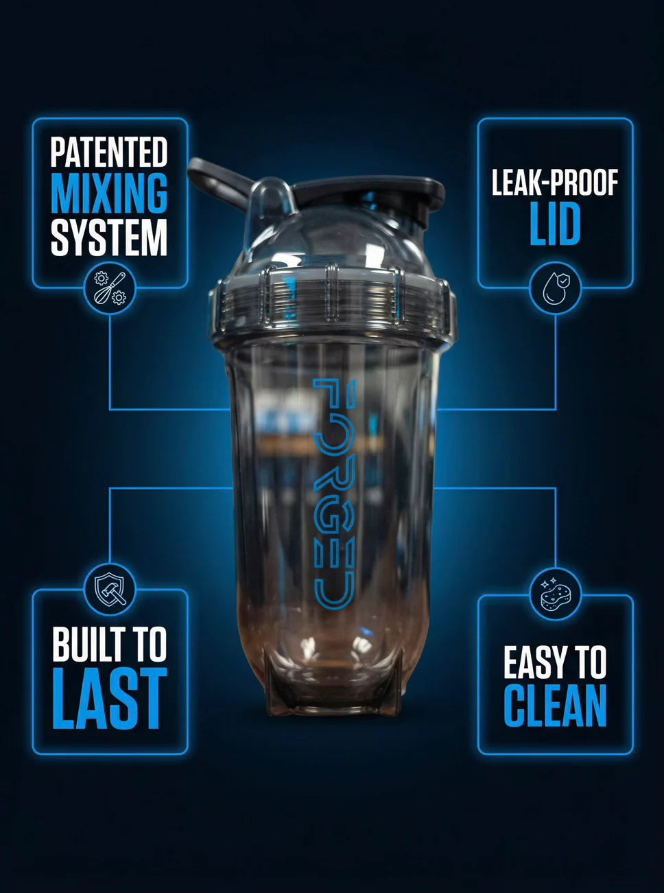 Spherical Base Supplement Shaker (500ml)